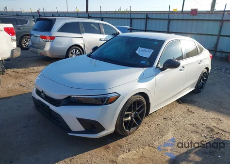 2023 Honda Civic Sport z USA, uszkodzony, nr VIN 2HGFE2F54PH519327